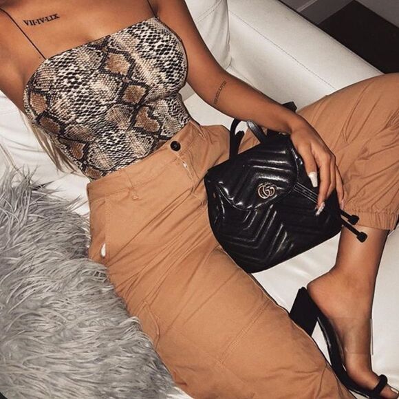 Snake print bodysuit - Picture 1 of 3